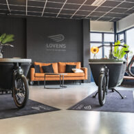 Showroom Lovens elektrische bakfiets